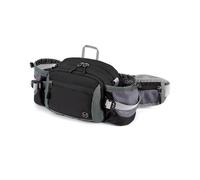 mokzer Marsupio 6L con Porta Borraccia - Marsupio Uomo Impermeabile - Marsupio Donna per Cane Passeggiate Corsa Ciclismo Escursioni Pesca Campeggio, Nero