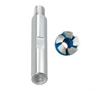 Mola a forma di ciotola da 2,5 cm per uso bagnato e asciutto, efficiente per calcestruzzo e pietra (con asta da 140 mm)