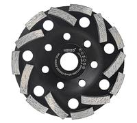 Mola a Tazza Diamantata 125 Mm X 22,2 Mm，Disco Abrasivo per Calcestruzzo, Pietra