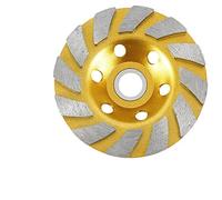 Mola a tazza diamantata, disco abrasivo a doppia da 125 mm, mola a tazza diamantata, smerigliatrice angolare, lame for smerigliatrice, utensili for calcestruzzo(100mm gold)