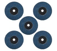 Mola abrasiva, 3/5/10/15/20 pezzi 75 mm dischi lamellari piatti mola for taglio legno metallo smerigliatura smerigliatrice angolare levigatura lucidatura strumento abrasivo(5pcs,60P)