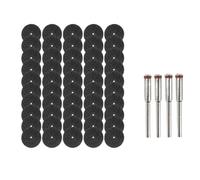 Mola abrasiva, 5-100 pezzi di dischi abrasivi da taglio 32 mm con mandrini, mole abrasive, accessori for utensili rotanti for il dei metalli, lame for seghe(54pcs Set1)