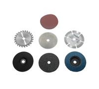 Mola abrasiva, 7 pezzi da 3 pollici 75 mm disco taglio lamellare smerigliatrice angolare lame levigatura legno metallo diamantate