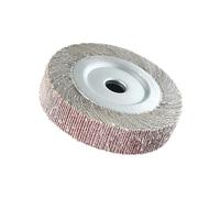 Mola abrasiva con flangia 92/150 mm * 24 mm * 16 mm, panno abrasivo for lucidatura di metallo e legno, 1 pz.(92mm*320)