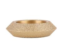 Mola abrasiva con profilo diamantato brasato sotto vuoto da 20 mm, foro da 75 mm, una varietà di forme, utensili for mole abrasive a disco diamantato(V Shape 20mm)