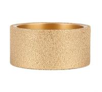 Mola abrasiva con profilo diamantato brasato sotto vuoto da 20 mm, foro da 75 mm, una varietà di forme, utensili for mole abrasive a disco diamantato(Straight Flat 35mm)