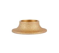 Mola abrasiva diamantata brasata sotto vuoto con foro da 20 mm, diametro 75 mm, una varietà di forme, utensili for mole abrasive con disco diamantato, smusso 45°, 10 mm(Bullnose 20mm)