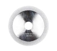 Mola abrasiva diamantata CBN da 1 pezzo, diametro 100 mm, foro 20 mm, grana 100, disco abrasivo di precisione for lavorazione dei metalli, punte da trapano HSS(100 100Dx20H V60)