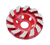 Mola abrasiva, Dischi abrasivi diamantati da 100 mm, dischi taglio for pietra, in ceramica, mole abrasive, utensili calcestruzzo(Red)
