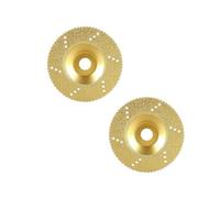 Mola abrasiva, Disco da taglio diamantato 4 pollici e 100 mm, mola abrasiva brasata sotto vuoto, adatta for albero 16, granito, marmo, ferro, acciaio, muratura, rettifica(Gold-teeth,2 PCS)