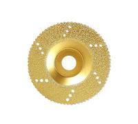 Mola abrasiva, Lama diamantata for, metallo, ghisa, marmo, disco abrasivo, 100x25mm, bordo for piastrelle in ceramica, da taglio in fibra di vetro(Golden)