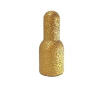 Mola abrasiva, Mola abrasiva for riflusso brasata al diamante, fresa a, for rifinitura, testa rotonda, pietra di quarzo