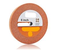 Mola da banco in corindone da 6", foro da 12,7 mm, mola in allumina grana 60/100, for utensili in acciaio HSS e acciaio al carbonio Mola Lucidante(1inch 150 grit)