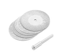 Mola diamantata, Dischi abrasivi, 5 pezzi/lotto di accessori for smerigliatura diamantata, disco da taglio circolare, utensile rotante, dischi diamantati(35mm)