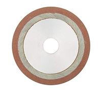 Mola diamantata, disco diamantato tondo piatto 80 mm 150#, per levigatura e lucidatura di metallo duro, acciaio duro, pietra, metallo, con diametro del foro di 16 mm/0,6 pollici