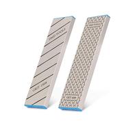 Mola diamantata doppia deluxe, professionale, per levigare e affilare, 25,4 cm, grana 150/400, dal design resistente, di qualità e squisito, 1 pezzo