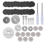 Mola diamantata per ceramica, vetro e pietra, disco elettroplaccato ultra sottile con elevata durezza e resistenza all’usura, set da 36 pezzi con mandrini per smerigliatrice