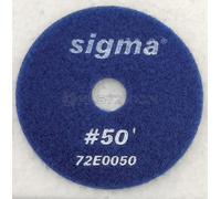 MOLA DIAMANTATA SIGMA 72E0050 GRANA 50 PER SGROSSATURA ø 100 CON VELCRO