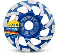 Mola Diamantata X Smerigliatrice 125Mm. Disco per Levigare Cemento Mattoni Murat