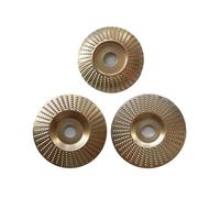 Mola for legno multiforma in acciaio al carbonio da 1/3 pezzi | Mola abrasiva for legno multistile for la lucidatura della modellatura dell'intaglio del legno(1PcsBevel)