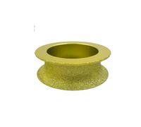 Mola For Smerigliatrice Angolare Diamantata For Brasatura, Mola For Rettifica Semicircolare, Bordatura Rotonda, Vetro, Ceramica, Porcellana, Marmo(1pcs-20mm)