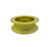 Mola For Smerigliatrice Angolare Diamantata For Brasatura, Mola For Rettifica Semicircolare, Bordatura Rotonda, Vetro, Ceramica, Porcellana, Marmo(1pcs-30mm)