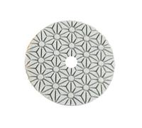 Mola lucidante per smerigliatrice da banco, 1/3PC 4 pollici 100 mm asciutto/bagnato diamante 3 fasi strumento di lucidatura granito cemento marmo pulizia(Grit 1)