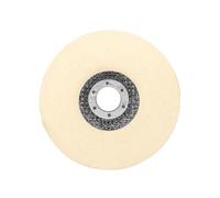 Mola lucidante per smerigliatrice da banco, Disco lucidante in lana da 100/115/125 mm, tamponi lucidanti, disco in feltro for smerigliatrice angolare, for metallo, marmo, vetro, ceramica(1pc,115mm)