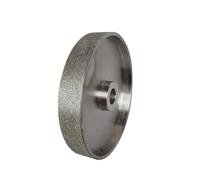 Mola parallela in lega diamantata 150x25x25,4 fori for la macinazione e lucidatura del vetro ceramico carburo di tungsteno Attrezzatura per la macinazione(1000Grit)