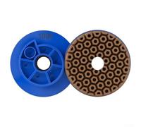 Mola per bordi in marmo e pietra, con costruzione e smussatura radiale per un funzionamento regolare, per sistemi di chiusura a lumaca (grana 100)