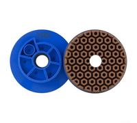 Mola per bordi in marmo e pietra, con costruzione e smussatura radiale per un funzionamento regolare su sistemi di chiusura a lumaca (grana 200)