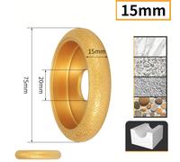 Mola Pietra Bordo Romano Taglio Diverse Volte Carborundum Calcestruzzo Secco