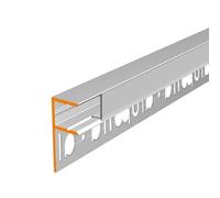 Mola - Profilo in alluminio anodizzato per strisce LED, 2 m, colore: bianco latte (Opal)