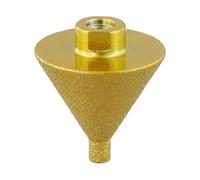 Mola smerigliatrice a cono con filettatura M10, strumento per lucidare il vetro e ridurre i rischi di crepe (grana 50 mm 50)