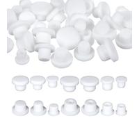 Molain 35 tappi per sale e pepe, in silicone bianco, 10/11/12/13/14/15/16 mm, tappi di ricambio per sale e pepe per casa, cucina, pentole e bottiglie