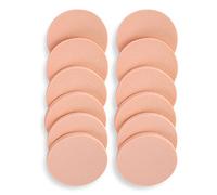 Molain Spugna Soffio di cipria 12 Pezzi A Forma Rotonda Make Up Face Per Fondotinta Liquido Lavaggio Detergente Applicatori Cosmetici (12 PZ Colore Della Pelle)