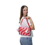 Molang 62792 - Borsa con tracolla regolabile in lunghezza con Molang e grazioso fiocco di peluche, tenera borsa a tracolla per tutti i giorni, i viaggi e il tempo libero, 18 x 26 x 4 cm, rosa