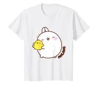 Molang Hugs Piu Piu Carino Anime Coniglio Bambini Maglietta