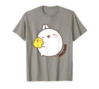 Molang Hugs Piu Piu Carino Anime Coniglio Maglietta