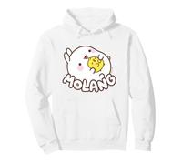 Molang Piu Piu Abbraccio Carino Anime Coniglio Felpa con Cappuccio
