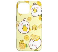 Molang Piu Piu Carino Bunny Pulcino Giallo Pastello Frutta Divertimento Custodia per iPhone 16 Pro Max