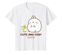 Molang & Piu Piu Carino E Accogliente Anime Bambini Maglietta