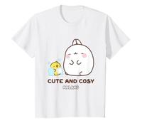Molang & Piu Piu Carino E Accogliente Anime Bambini Maglietta