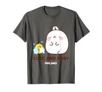Molang & Piu Piu Carino E Accogliente Anime Maglietta