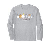 Molang Piu Piu e Gli Amici di Pincos Stanno Meglio Insieme Anime Maglia a Manica