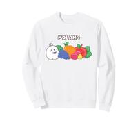 Molang & Piu Piu Mangiare Frutta Carino Anime Felpa