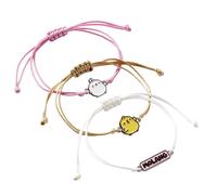 MOLANG & Piu Piu - Set of 3 Friendship Bracelets NUOVO