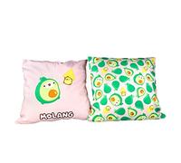 Molang & Piupiu Federa 40 x 40 cm - 2 cuscini decorativi avocado - Cuscini decorativi per il divano federe in 6 diversi motivi da collezione