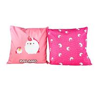 Molang & Piupiu - Federa per cuscino, 40 x 40 cm, 2 cuscini decorativi, motivo unicorno, per il divano, in 6 diversi motivi da collezione