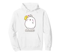 Molang Winking Piu Piu Love San Valentino Anime Felpa con Cappuccio